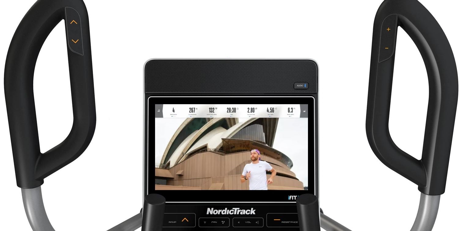 NordicTrack Commercial 14.9 display