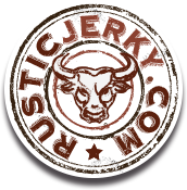 Rustic jerky logo