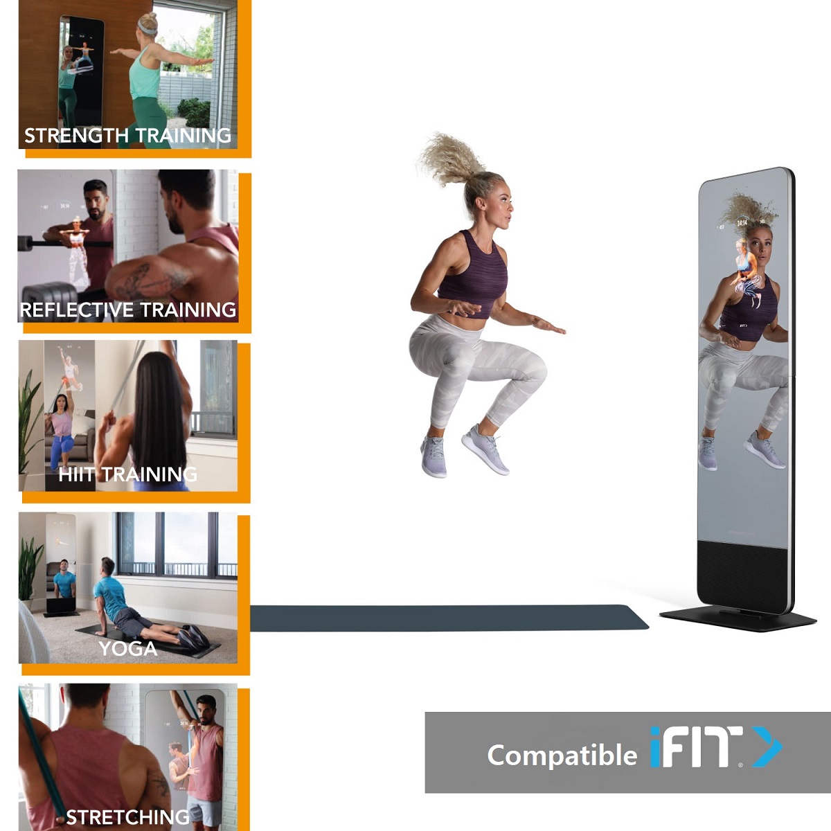 Fitness zrcadlo PROFORM Vue Digital Fitness iFit