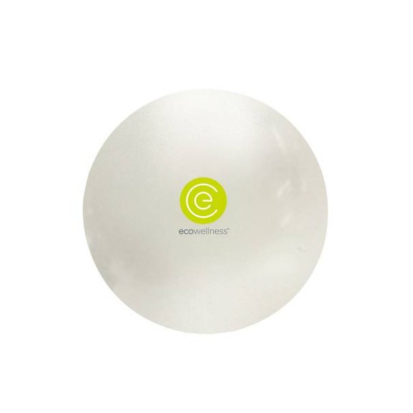 Gymnastický míč Ecowellness 75 cm perleťově bílý