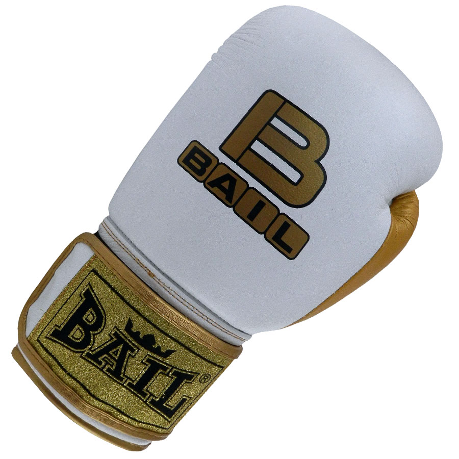 Boxerské rukavice kůže Royal BAIL bílé vel. 10 oz