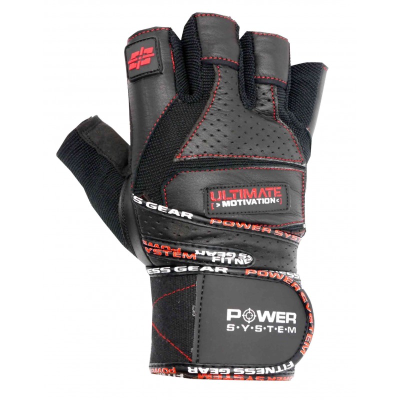 Fitness rukavice ULTIMATE XL černo-červené