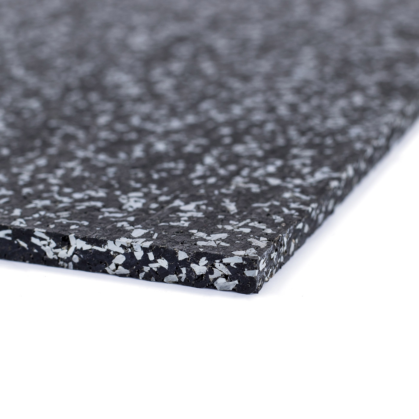 TRINFIT Sportovní gumová podlaha do fitness PROFI CF 8 mm černo-šedá 30% vsyp