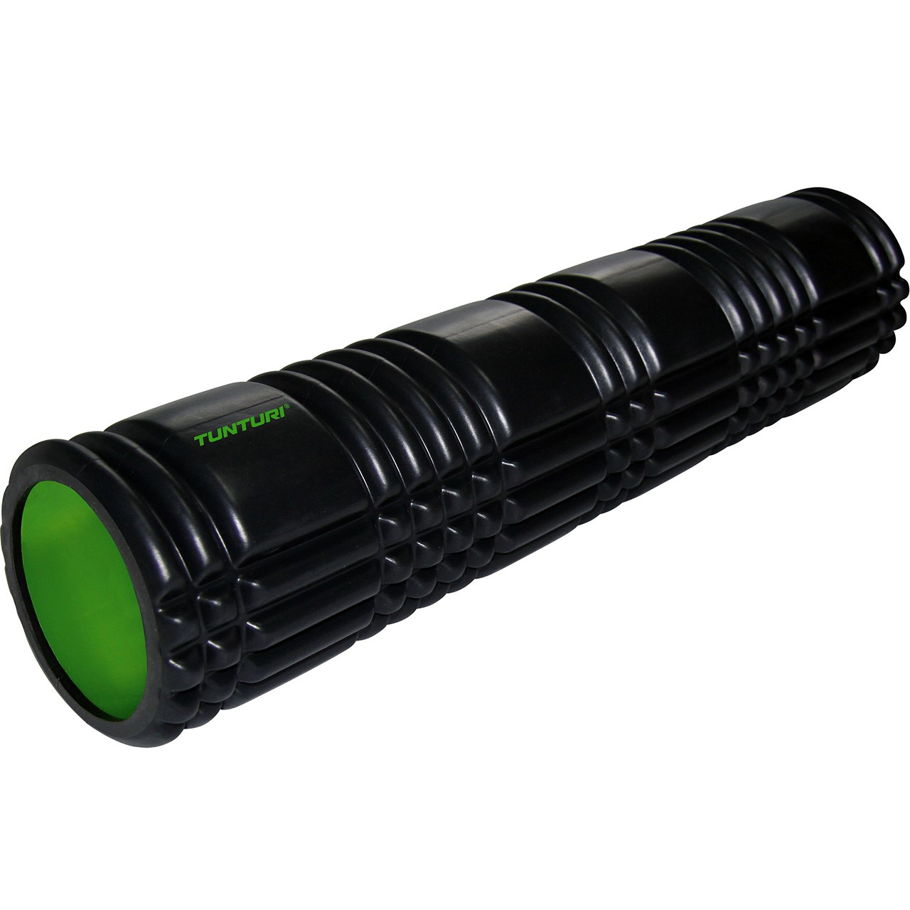 Masážní válec Foam roller 61 cm TUNTURI černo-zelený