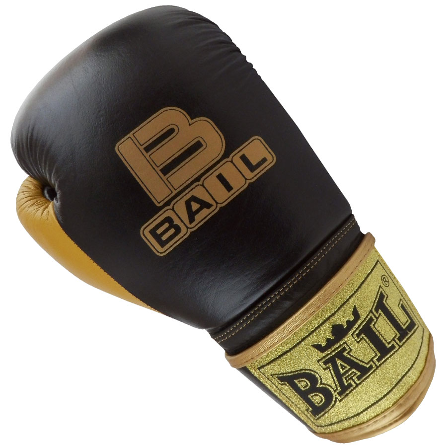 Boxerské rukavice kůže Royal BAIL černé vel. 12 oz