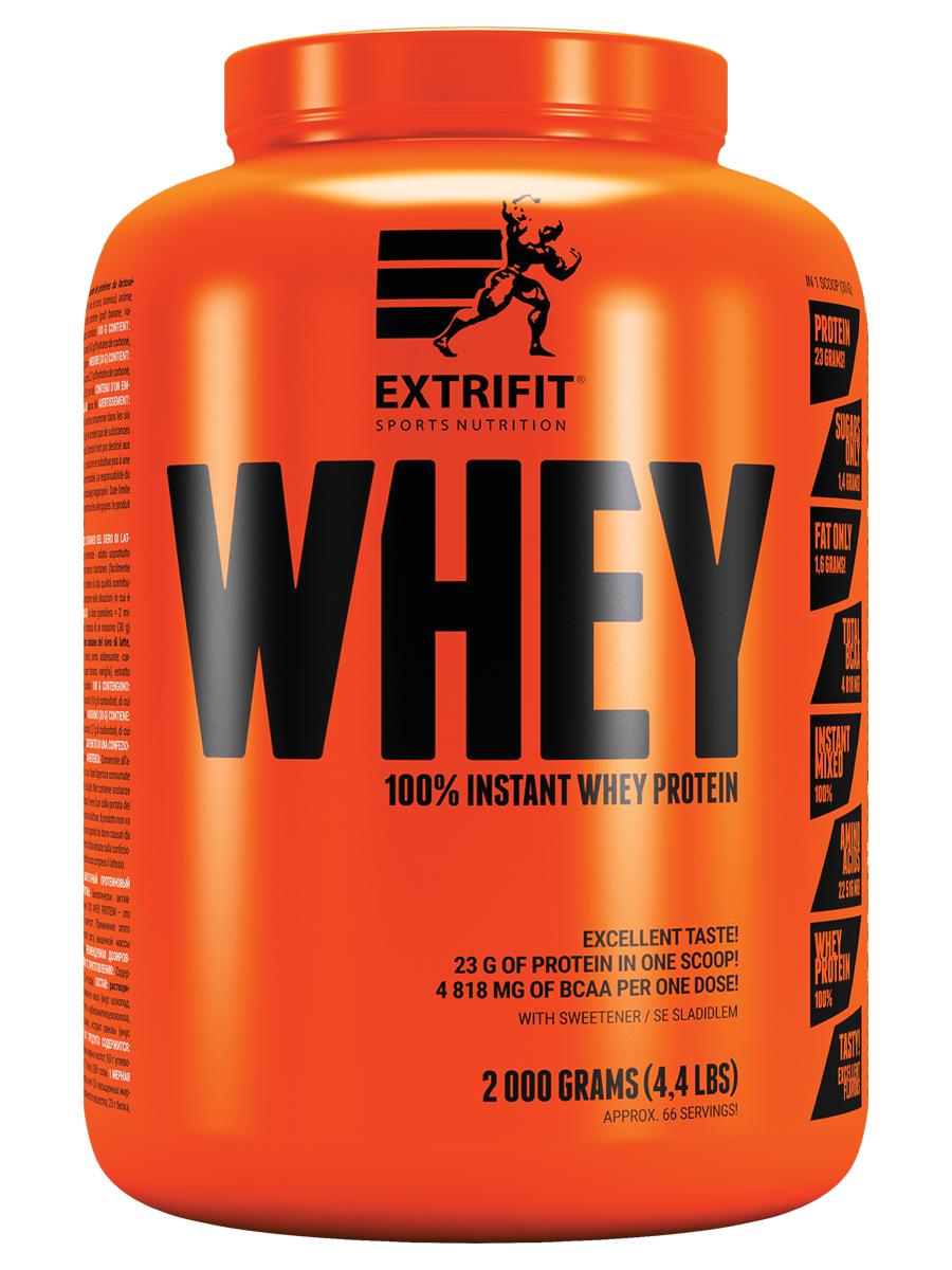 EXTRIFIT 100 % Whey Protein 2000 g borůvka