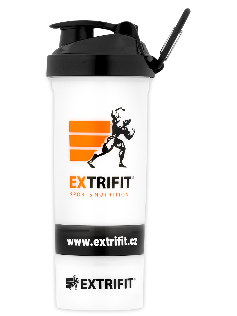 EXTRIFIT Shaker Triple 600 ml transparent