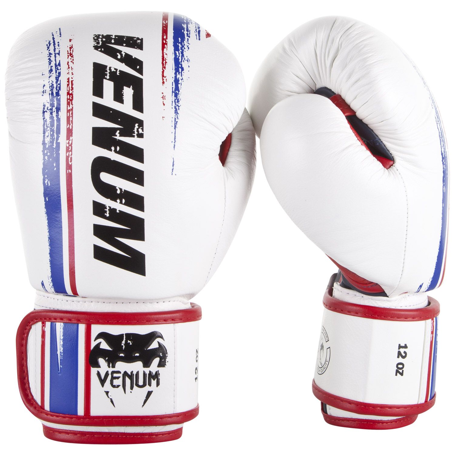 Boxerské rukavice Bangkok Spirit - kůže Nappa bílé VENUM vel. 10 oz