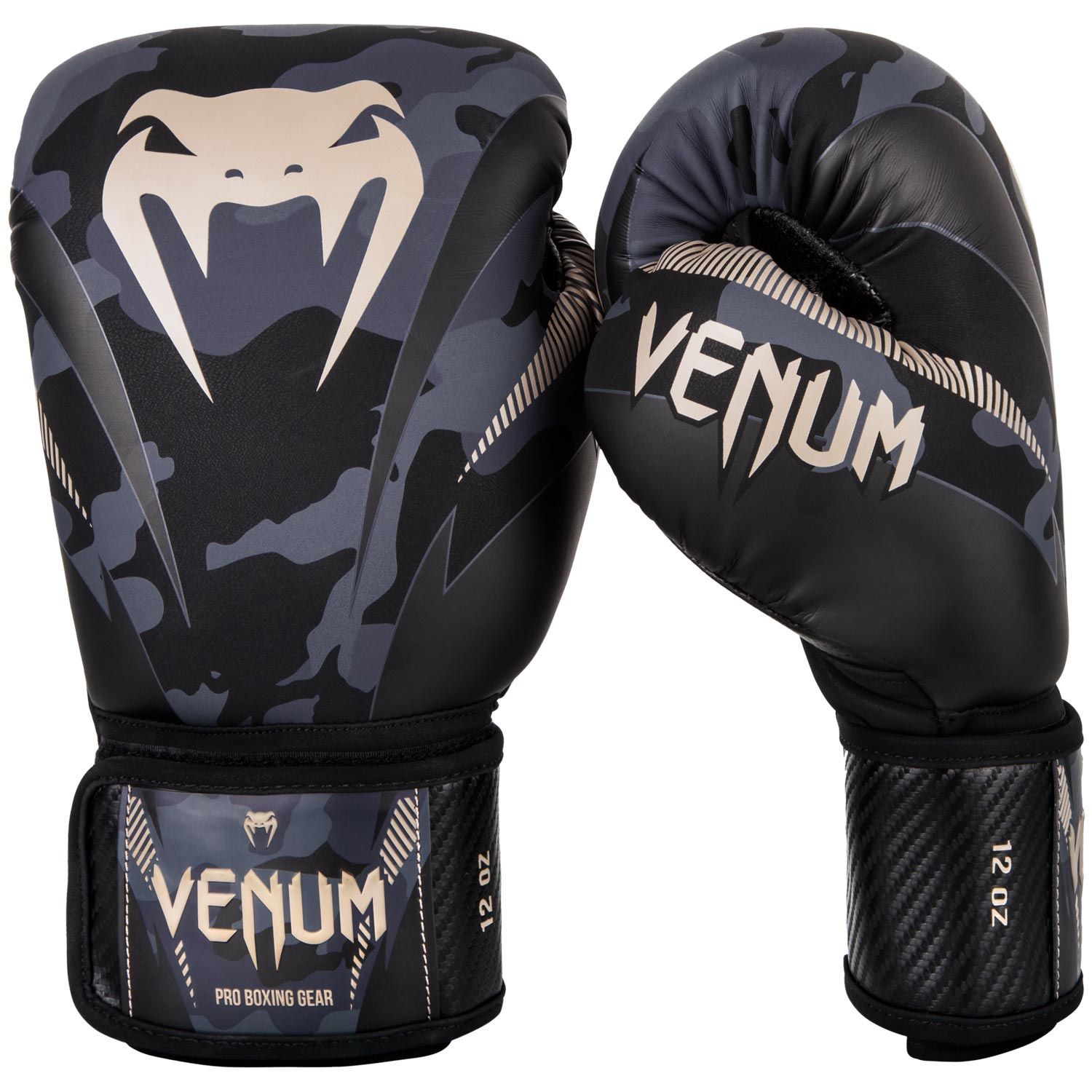 Boxerské rukavice Impact dark camo/sand VENUM vel. 14 oz
