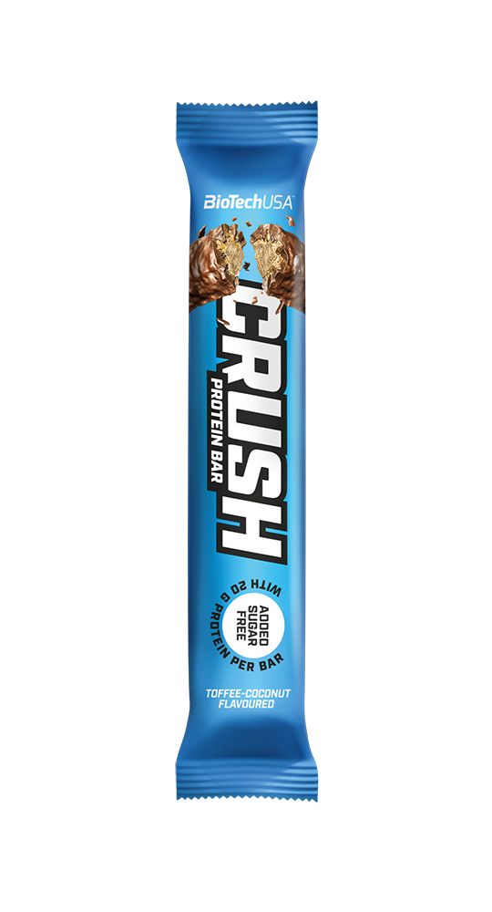 Biotech USA Crush Protein Bar 64 g čokoláda arašídové máslo