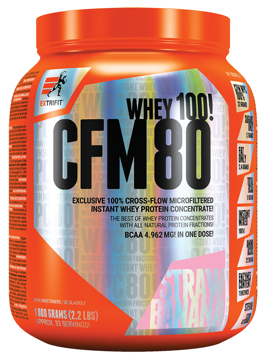 EXTRIFIT CFM Instant Whey 80 1000 g čoko-kokos