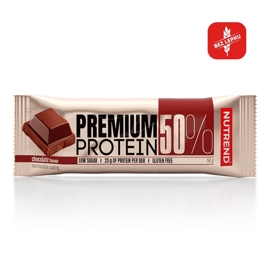 Nutrend Premium Protein 50 Bar 50 g čokoláda