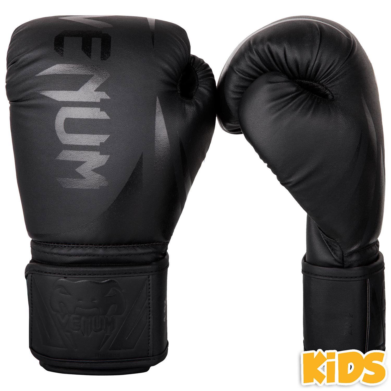 DĚTSKÉ boxerské rukavice Venum Challenger 2.0 Kids - Black/Black Váha: 6oz