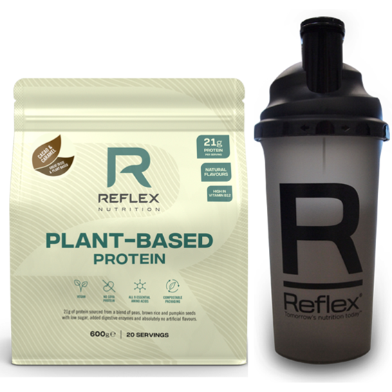 Reflex Nutrition Plant Based Protein 600 g kakao karamel