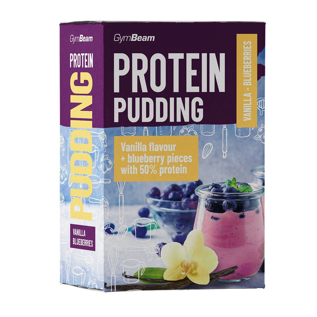 GymBeam Protein Pudding vanilla blueberries 500 g