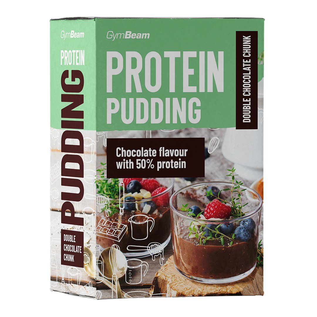 GymBeam Protein Pudding double chocolate chunk 500 g