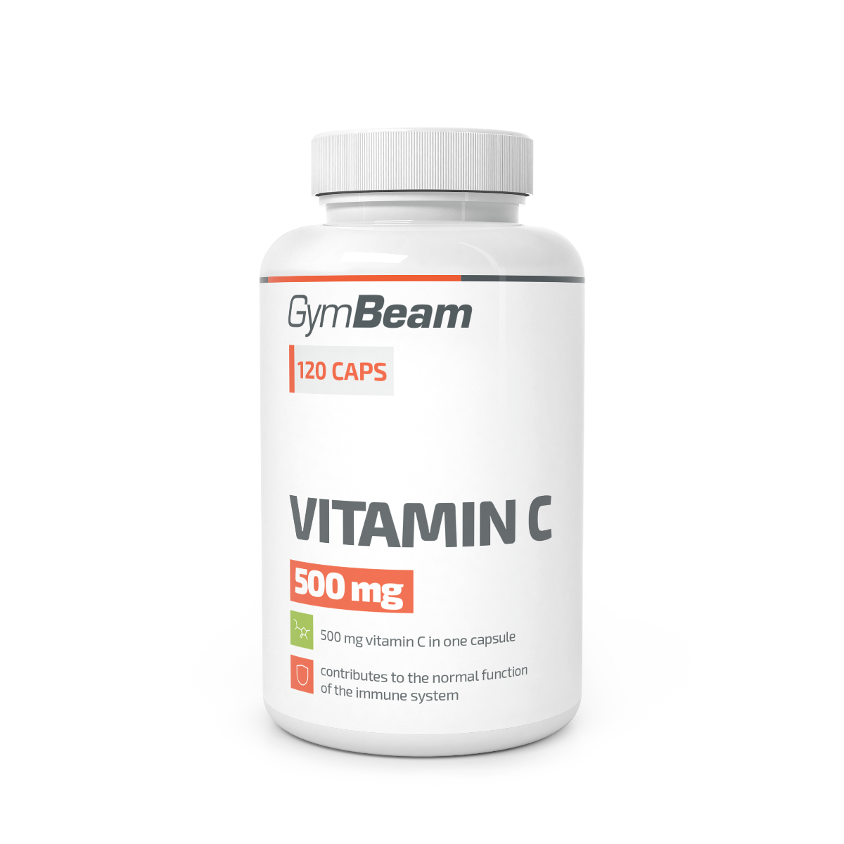 GymBeam Vitamin C 500 mg 120 kaps.