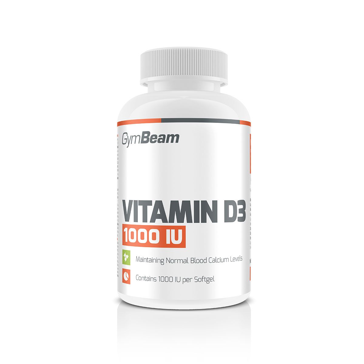 GymBeam Vitamín D3 1000 IU 60 kaps