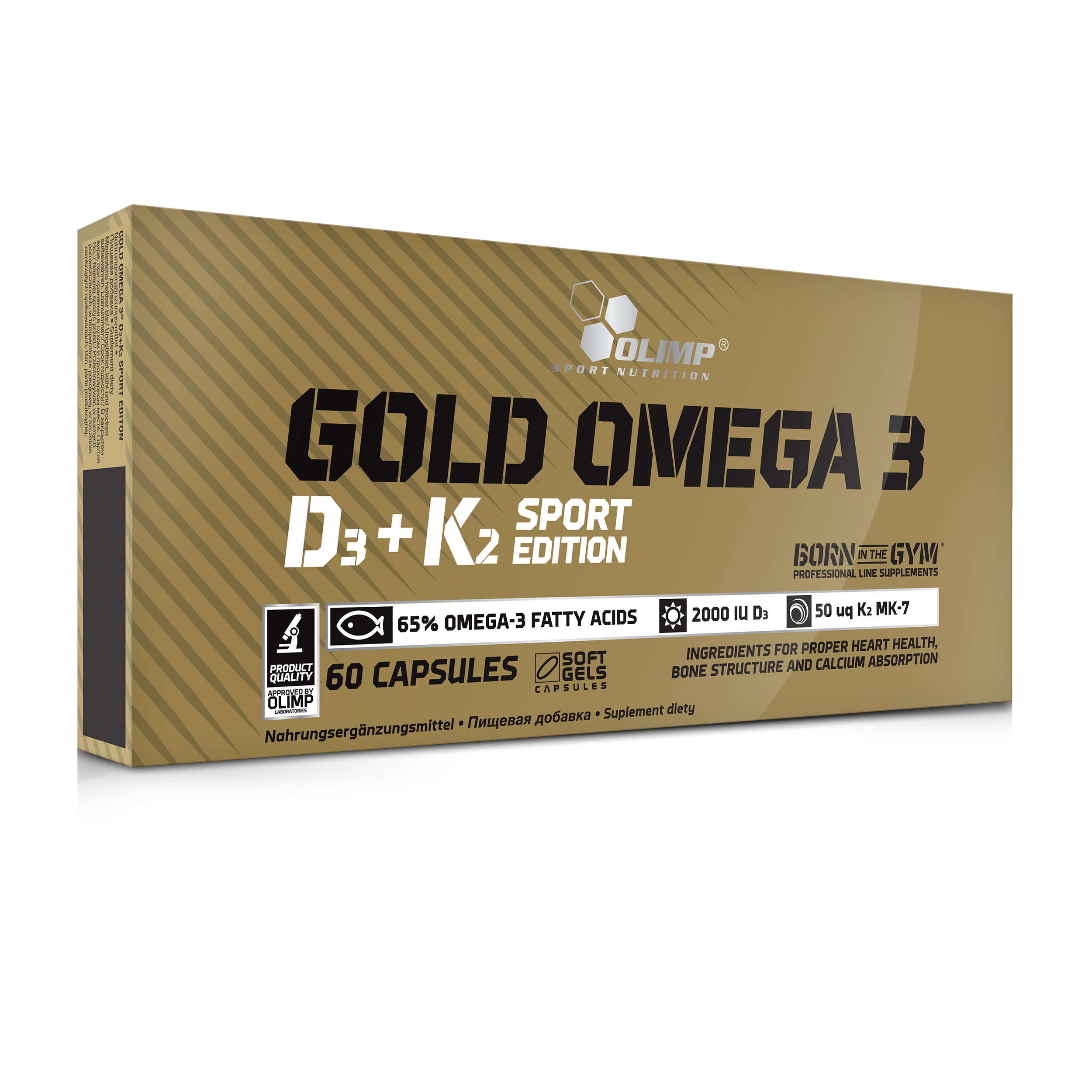Olimp Gold Omega 3 D3 + K2 60 kapslí