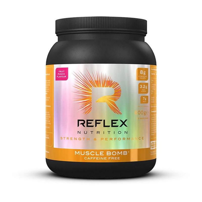 Reflex Nutrition Muscle Bomb Caffeine Free 600 g višeň