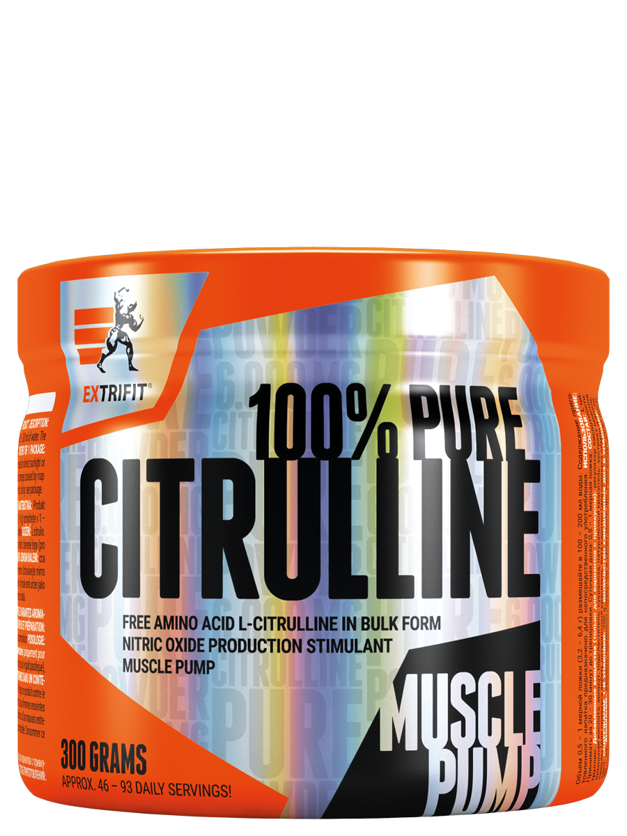 EXTRIFIT 100% Pure Citrulline 300 g pomeranč
