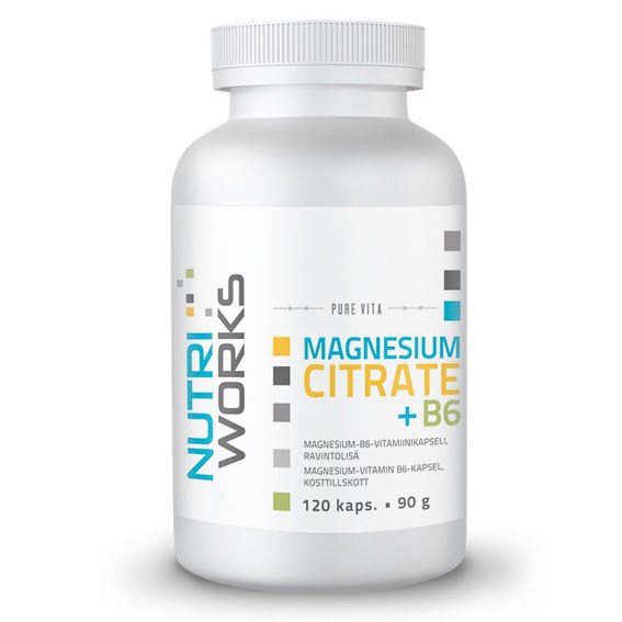 NutriWorks Magnesium Citrate + B6 120 tablet