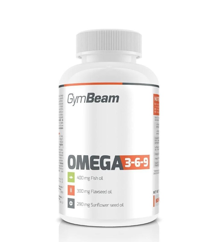 GymBeam Omega 3-6-9 60 kapslí