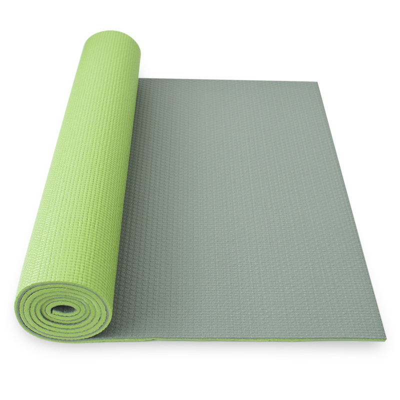 Yate Yoga Mat dvouvrstvá 6 mm YATE zelená/šedá