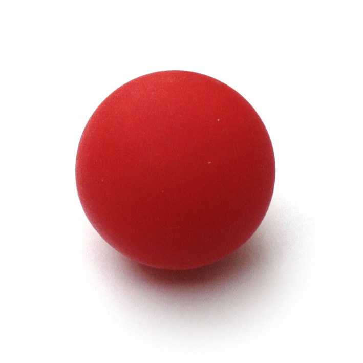 Masážní lakrosový míček červený BEARFOOT