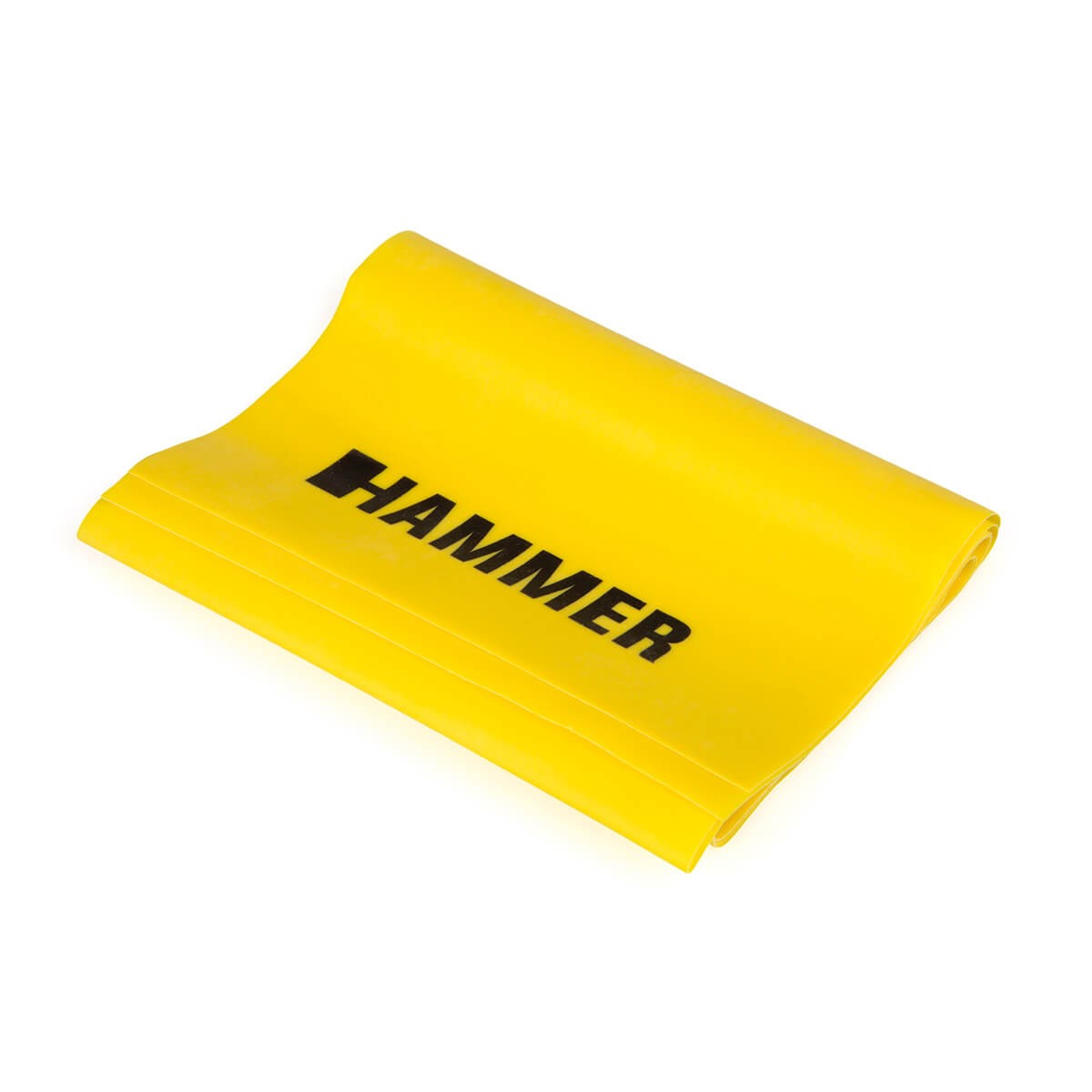 Posilovací guma HAMMER Gymnastic band 250cm lehká žlutá