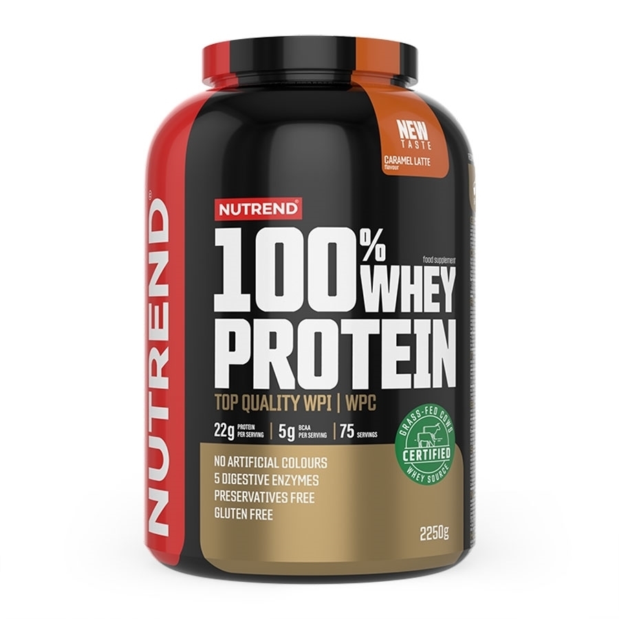Nutrend 100% Whey Protein 2250 g jahoda