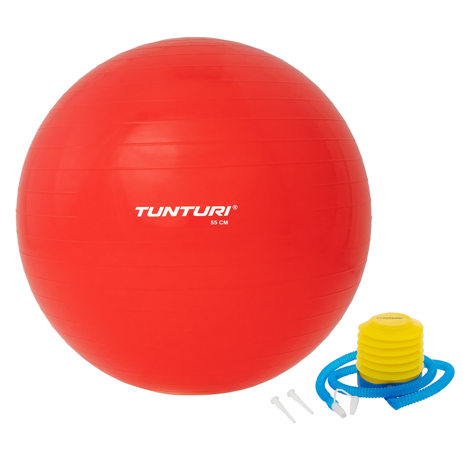 Gymnastický míč s pumpičkou 55 cm TUNTURI červený