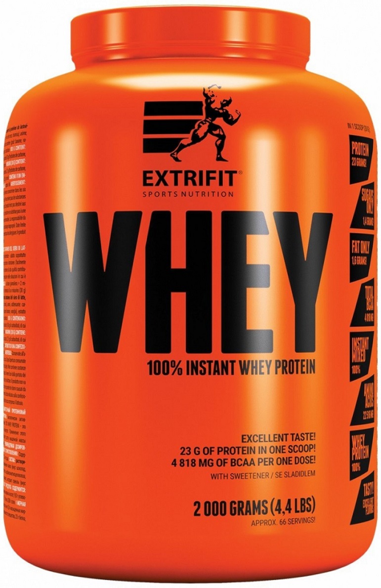 EXTRIFIT 100 % Whey Protein 2000 g čokoláda