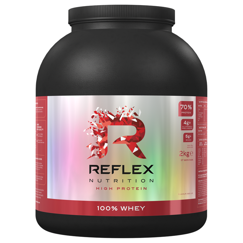 REFLEX 100% Whey Protein 2 kg jahoda a malina