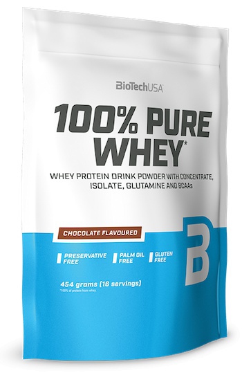 BIOTECH USA 100% PURE Whey 454 g black biscuit