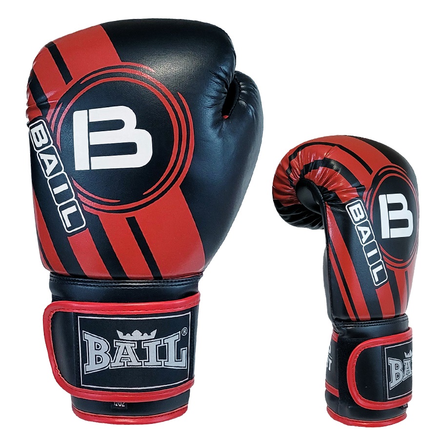 Boxerské rukavice BAIL B-Fit Image 07 vel. 12 oz (červená/černá)