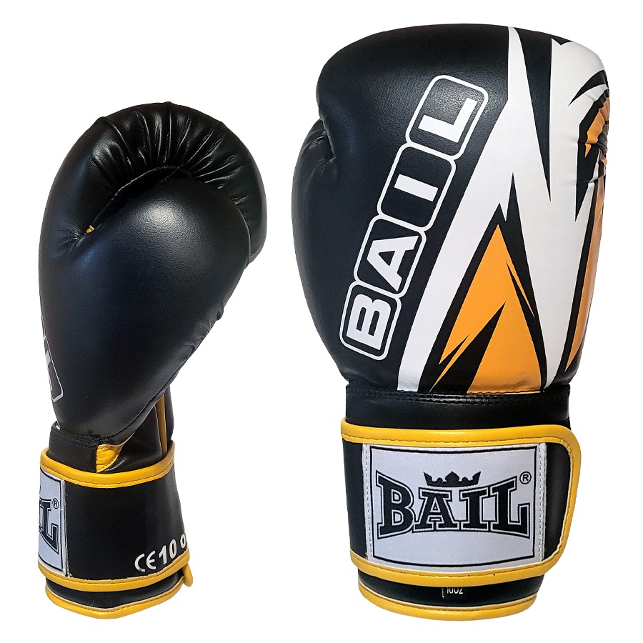 BAIL boxerské rukavice B-Fit Image 03 vel. 10 oz (černá/žlutá/bílá)