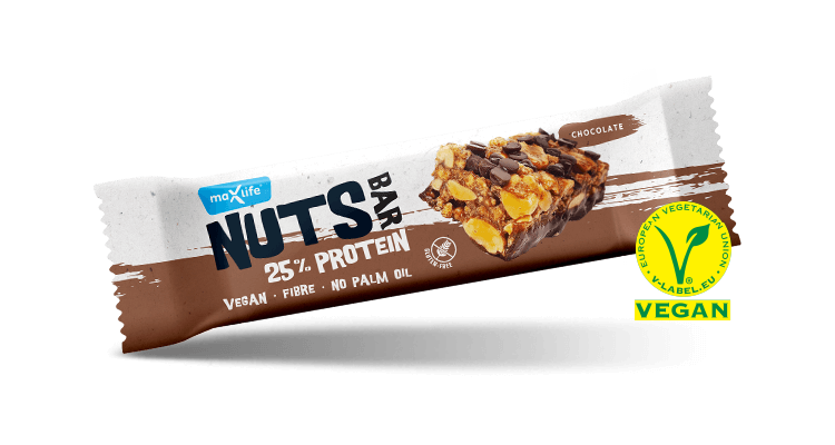 Max Sport Nuts Protein Čokoláda 40 g