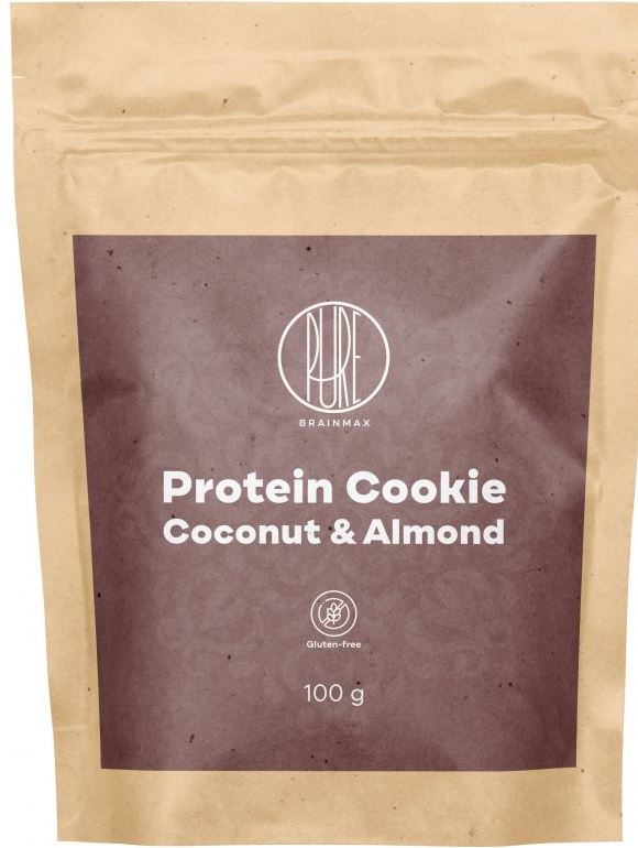 BrainMax Pure Protein Cookie kokosová s mandlemi 100 g
