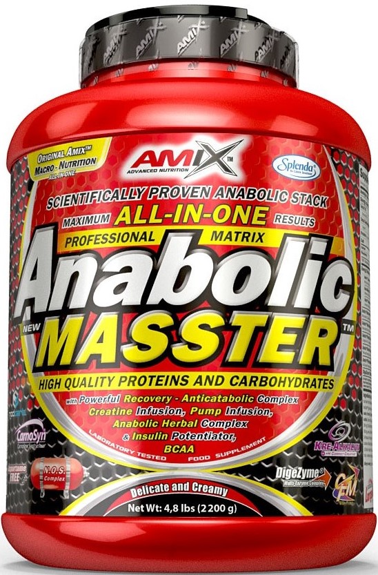 Amix Anabolic Masster, 2200g, Strawberry