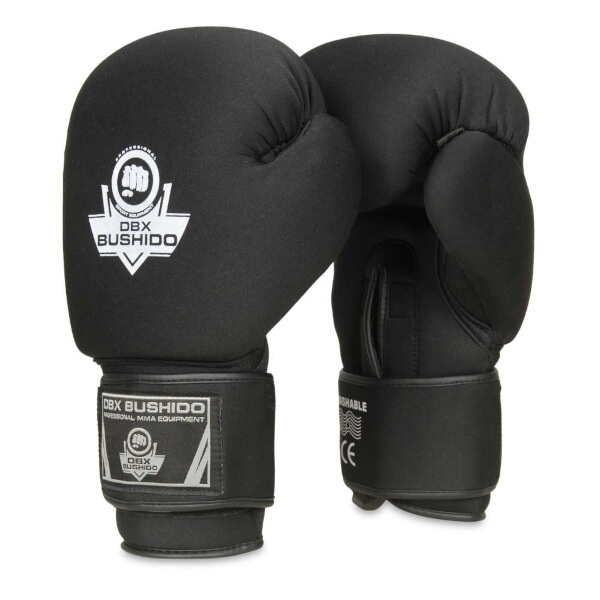 Boxerské rukavice DBX-B-W BUSHIDO EVERCLEAN 8 OZ
