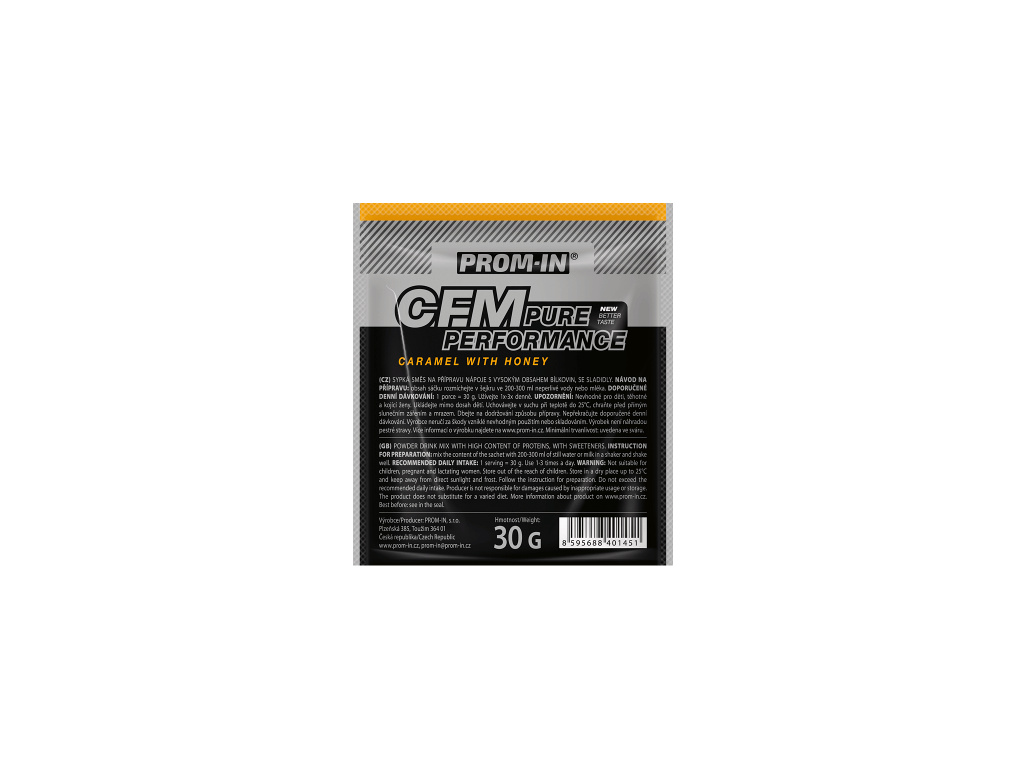 PROM-IN CFM Pure Performance 30 g karamel s medem
