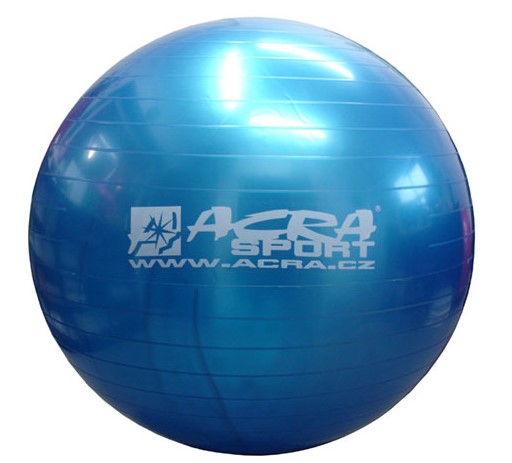 Gymnastický míč ACRA 75 cm Modrý
