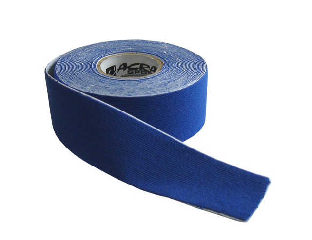 Acra Kinezio Tape tmavě modrá 2,5cm x 5m