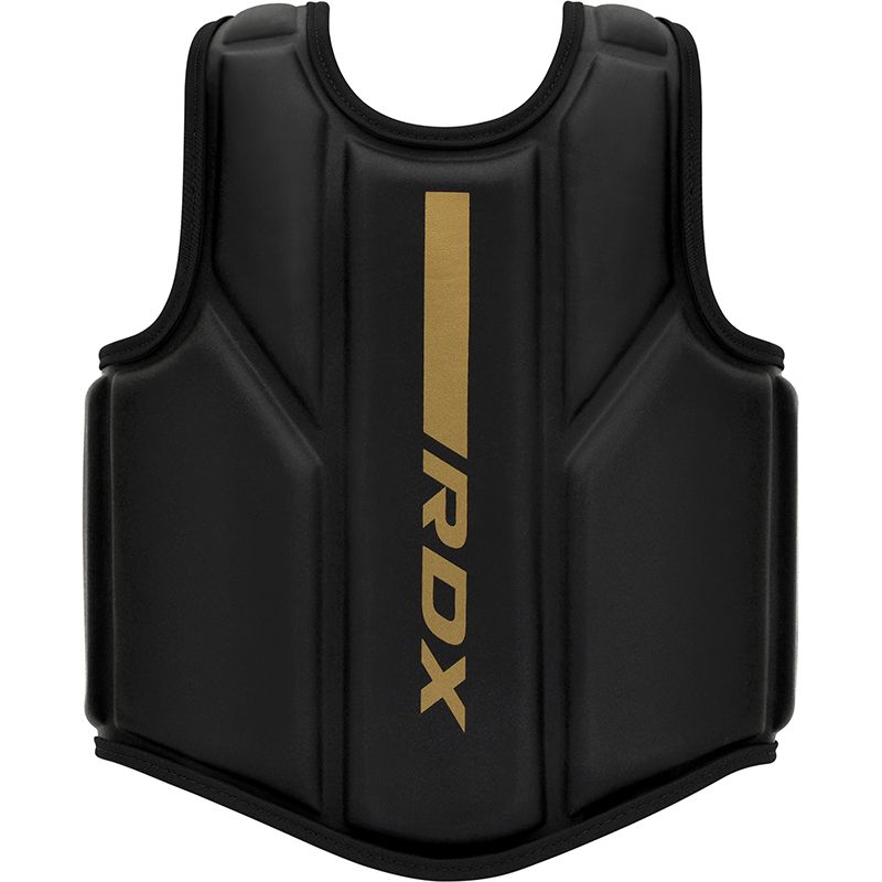 Chránič hrudi RDX Kara Series F6 matte golden vel. L/XL