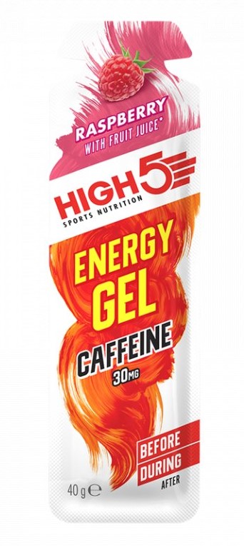 High5 Energy Gel Caffeine 40g New malina