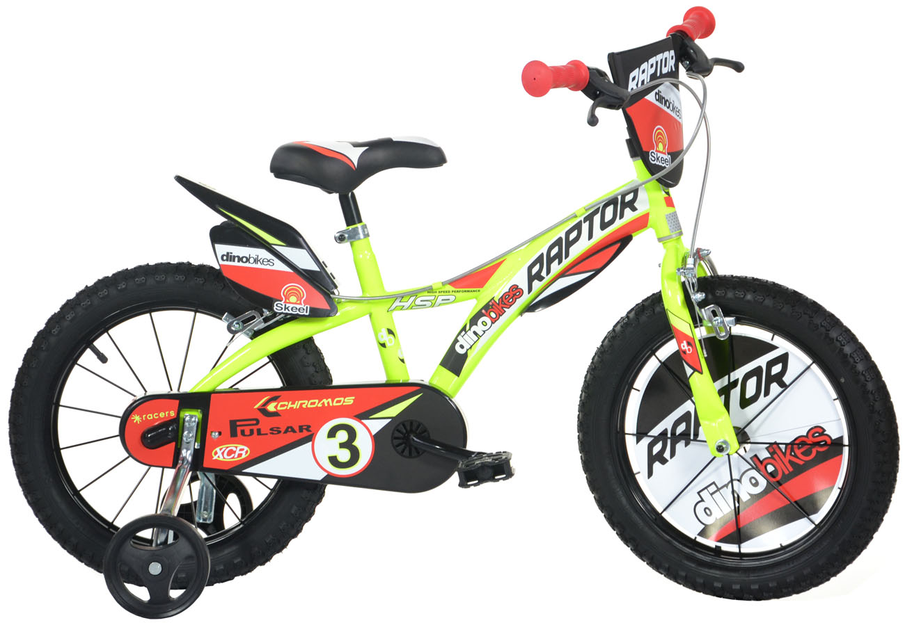 Dino bikes 616L Raptor žlutá 16"