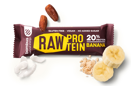 BOMBUS Raw protein-Banana 50g