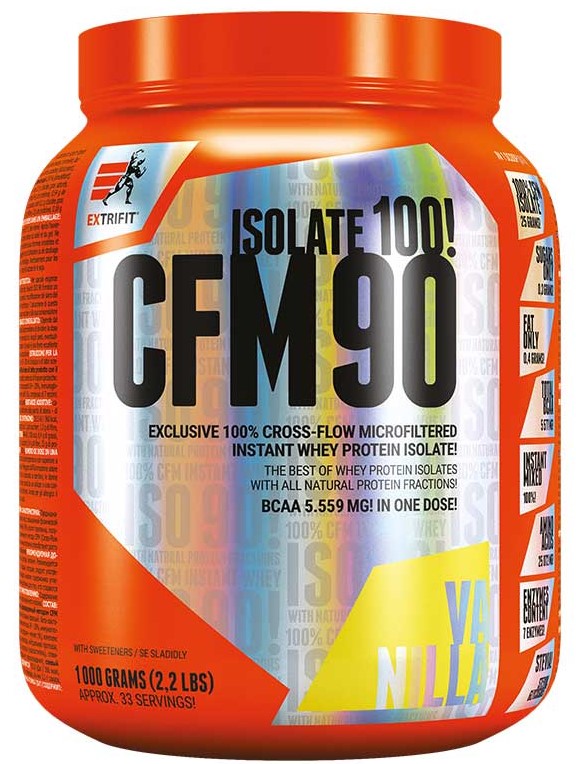 Extrifit CFM ISO 90 Whey Isolate 1000 g vanilka