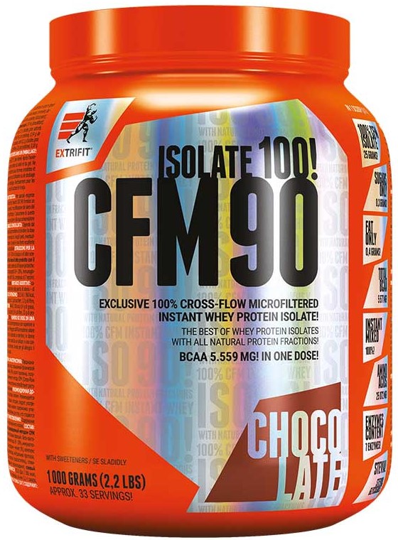 Extrifit CFM ISO 90 Whey Isolate 1000 g čokoláda